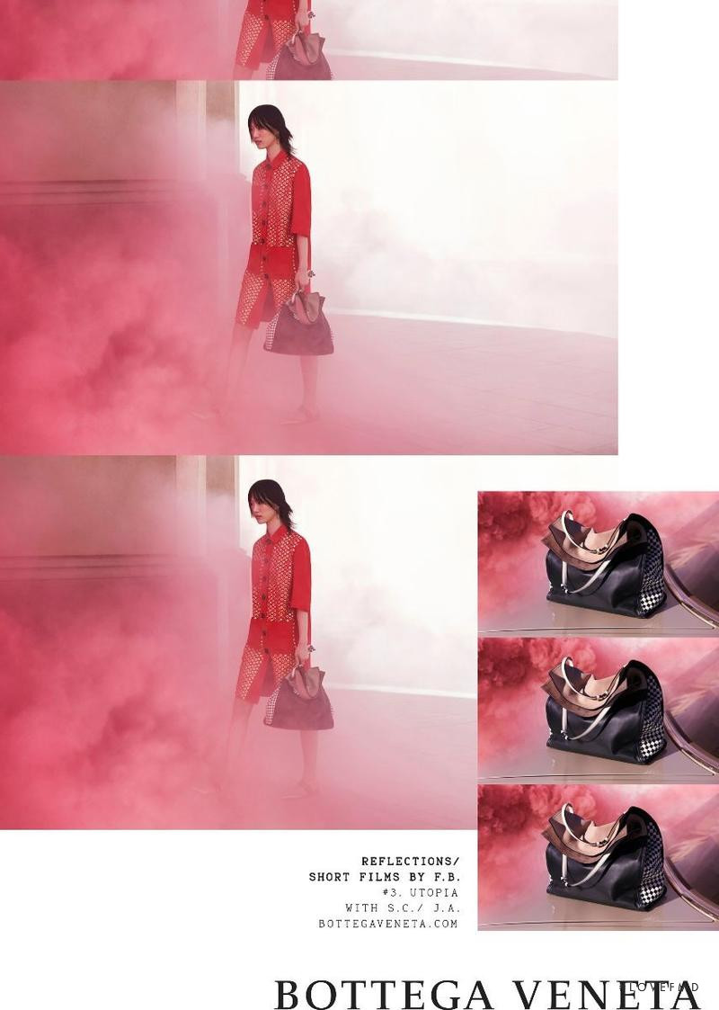 So Ra Choi featured in  the Bottega Veneta advertisement for Spring/Summer 2018