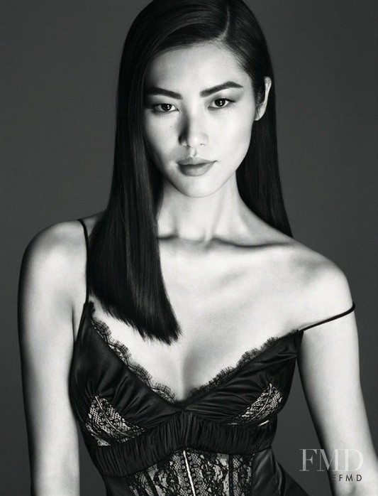 Liu Wen featured in  the La Perla advertisement for Spring/Summer 2014