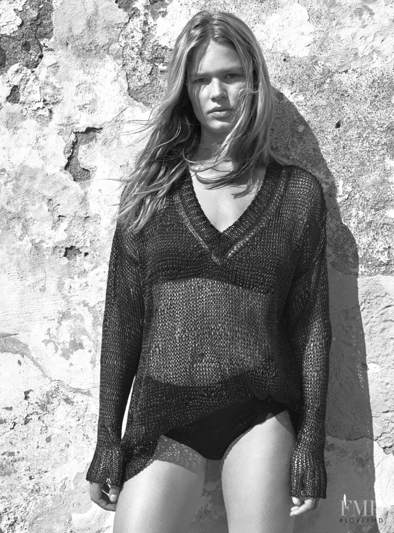 Anna Ewers featured in  the Mango advertisement for Spring/Summer 2018