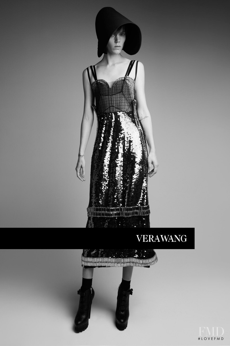 Freja Beha Erichsen featured in  the Vera Wang advertisement for Spring/Summer 2018