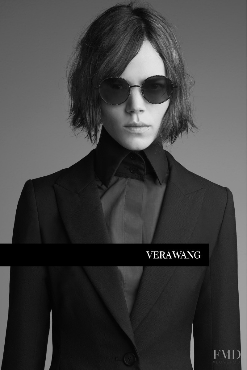 Freja Beha Erichsen featured in  the Vera Wang advertisement for Spring/Summer 2018