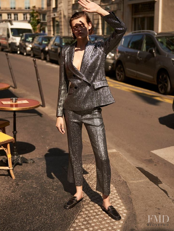 Cara Taylor featured in  the Isabel Marant advertisement for Pre-Spring 2018