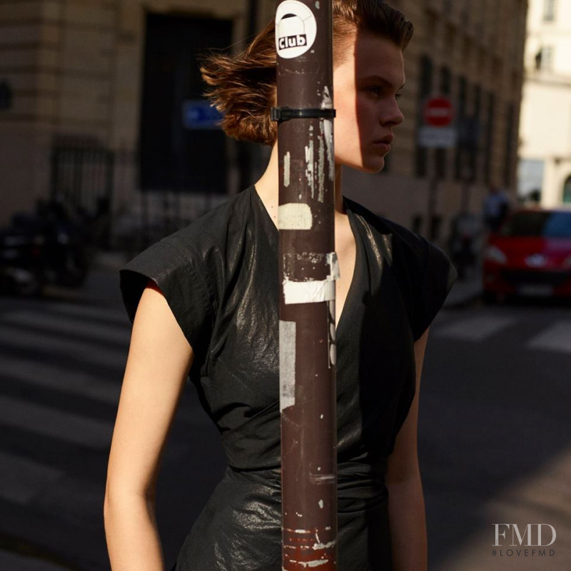 Cara Taylor featured in  the Isabel Marant advertisement for Pre-Spring 2018