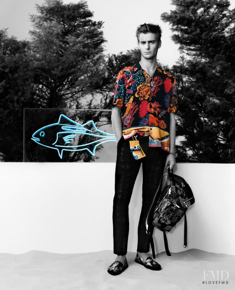 Ben Allen featured in  the Paul Smith advertisement for Spring/Summer 2018
