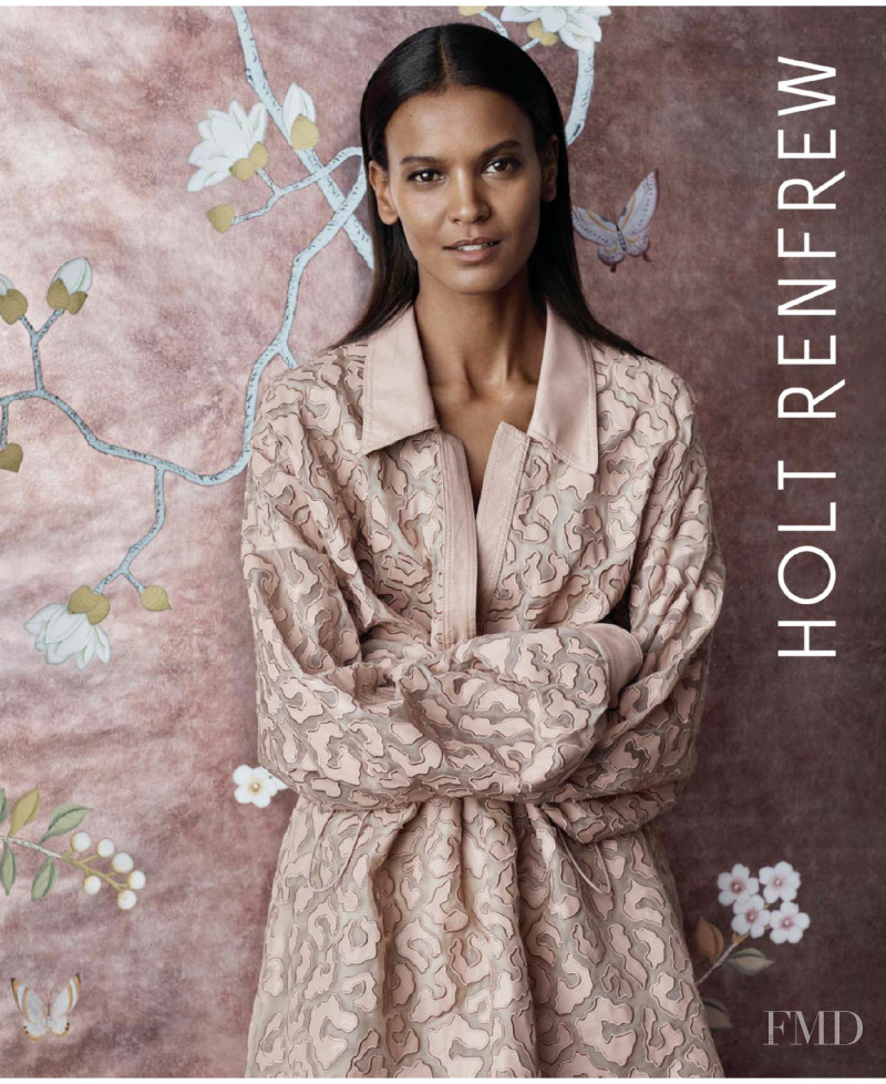 Liya Kebede featured in  the Holt Renfrew advertisement for Spring/Summer 2018