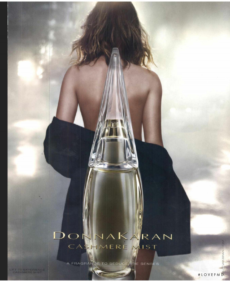 Andreea Diaconu featured in  the Donna Karan Cosmetics Casmere Mist advertisement for Spring/Summer 2018