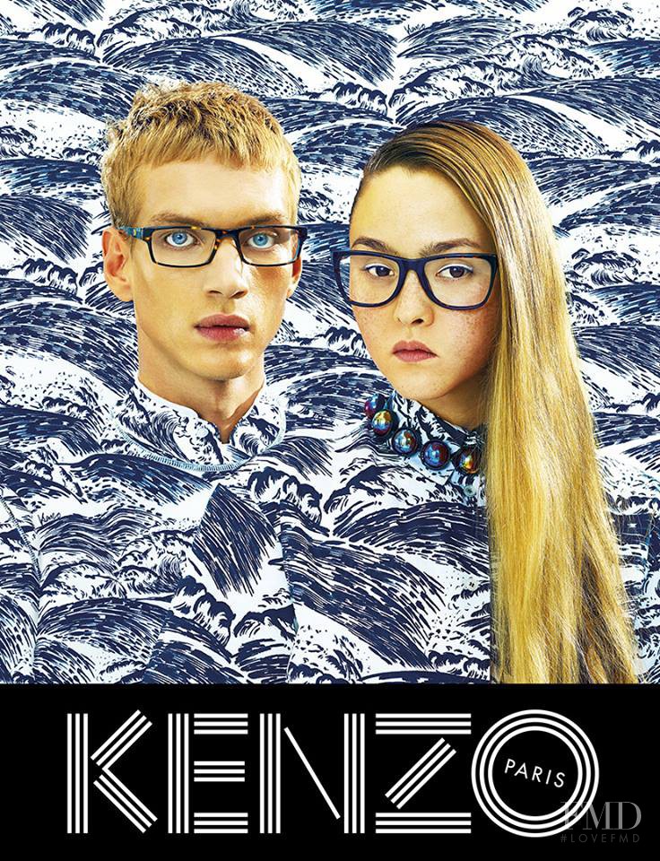 Devon Aoki featured in  the Kenzo advertisement for Spring/Summer 2014