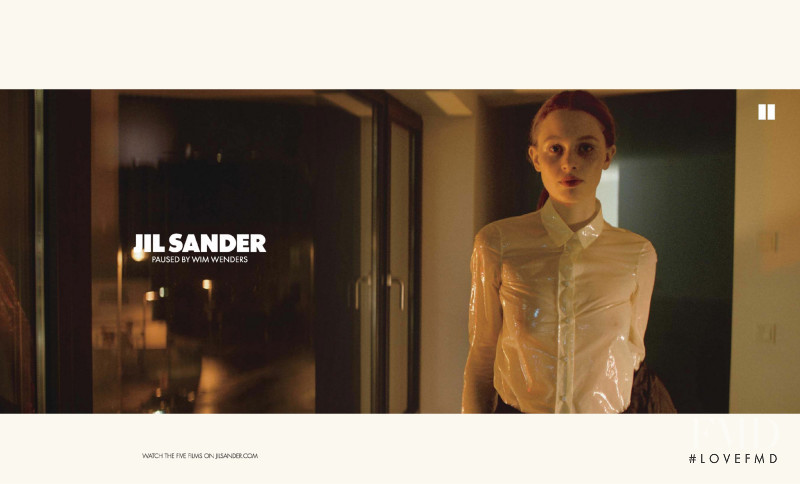 Jil Sander advertisement for Spring/Summer 2018