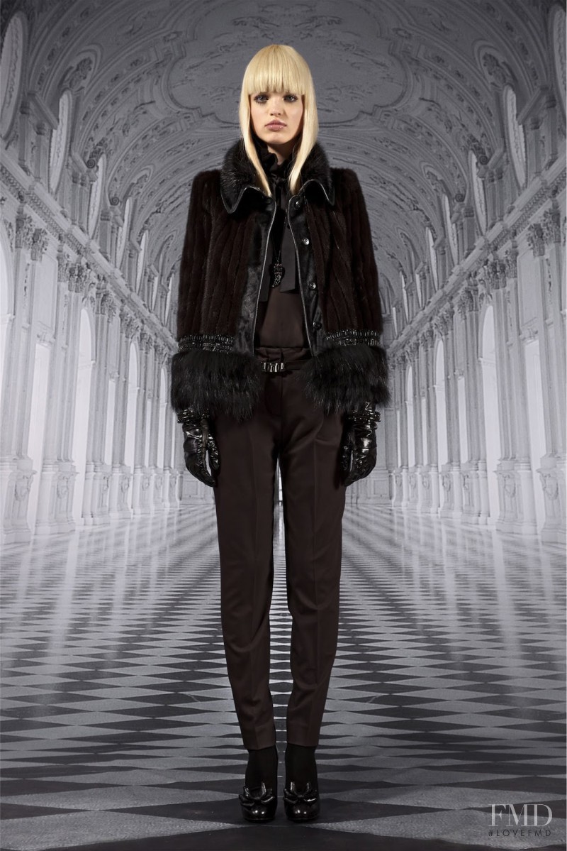 Daphne Groeneveld featured in  the Roberto Cavalli fashion show for Pre-Fall 2012