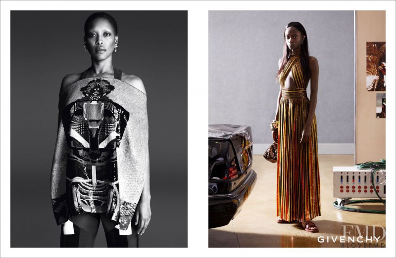 Riley Montana featured in  the Givenchy advertisement for Spring/Summer 2014