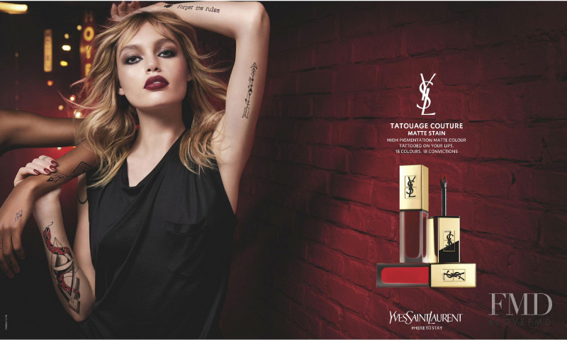YSL Beauty Tatouage Couture advertisement for Spring/Summer 2018