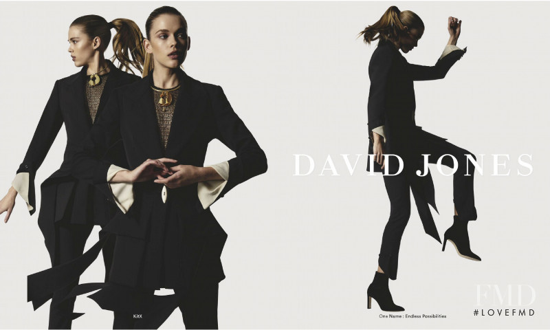 Victoria Lee featured in  the David Jones advertisement for Spring/Summer 2018