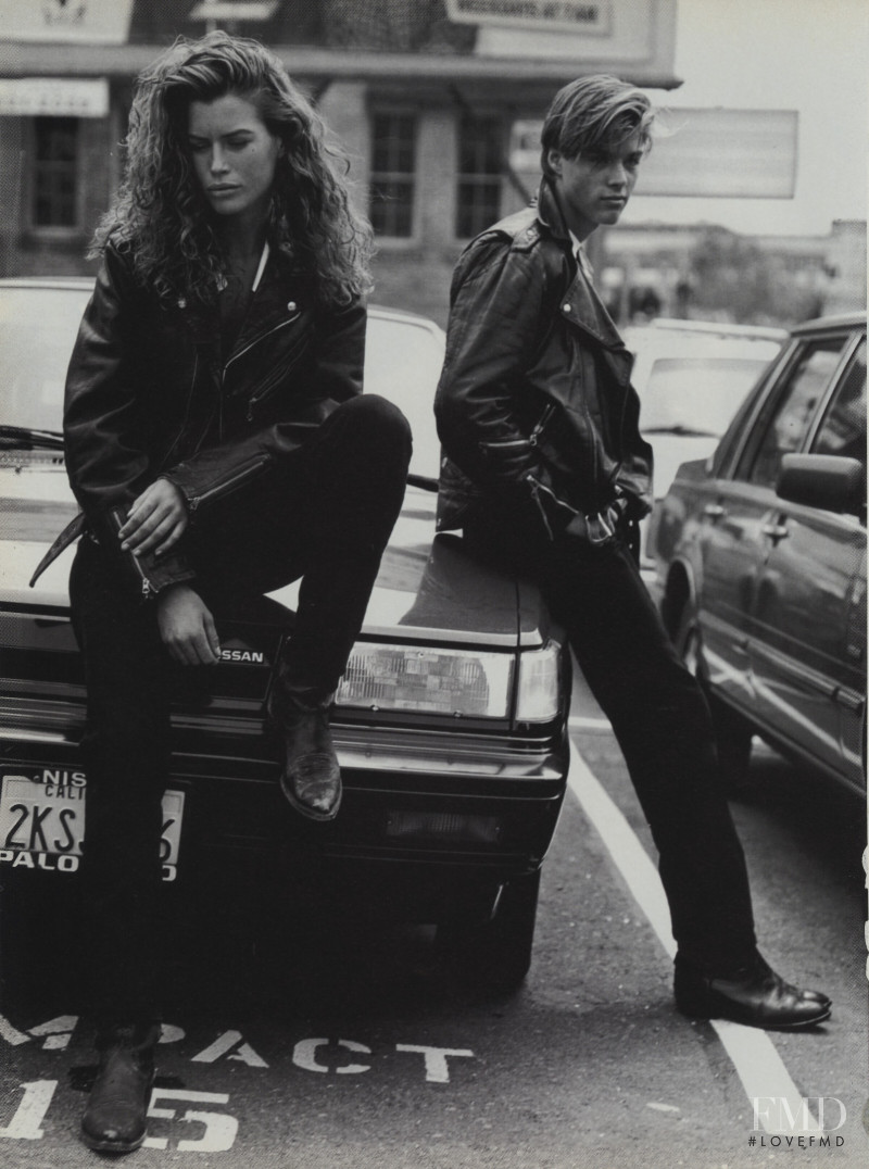 Photo feat. Carre Otis - Calvin Klein Jeans - Spring/Summer 1991