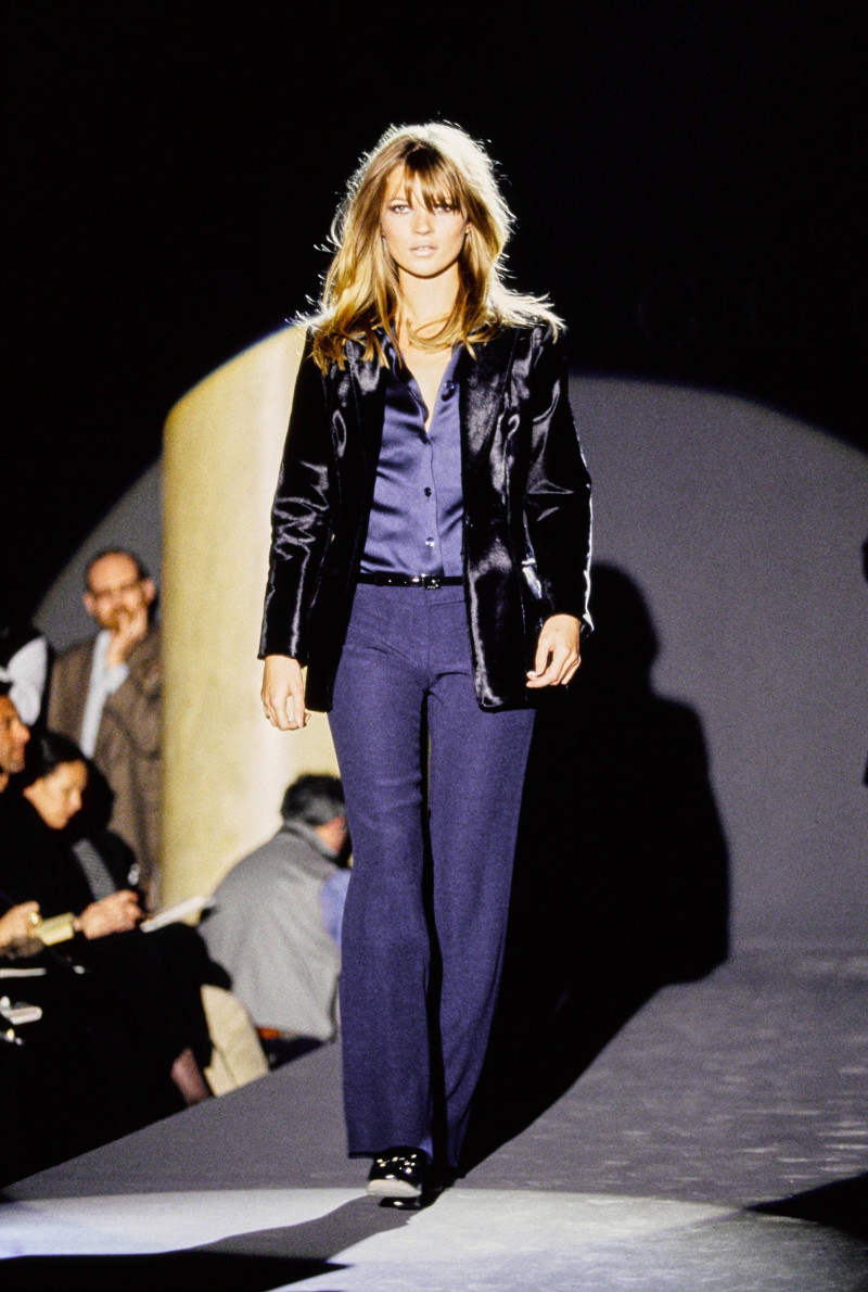 Kate Moss featured in  the Gucci fashion show for Autumn/Winter 1995