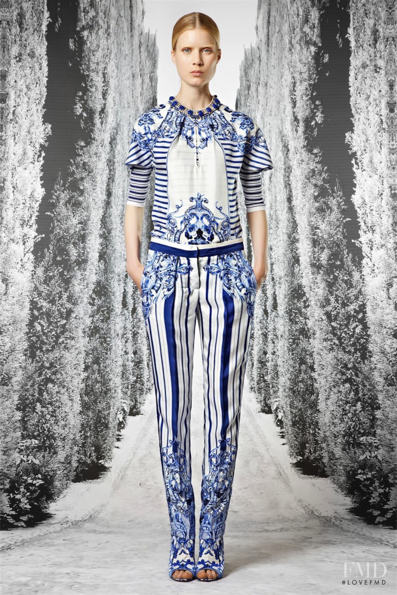 Elsa Sylvan featured in  the Roberto Cavalli lookbook for Resort 2013