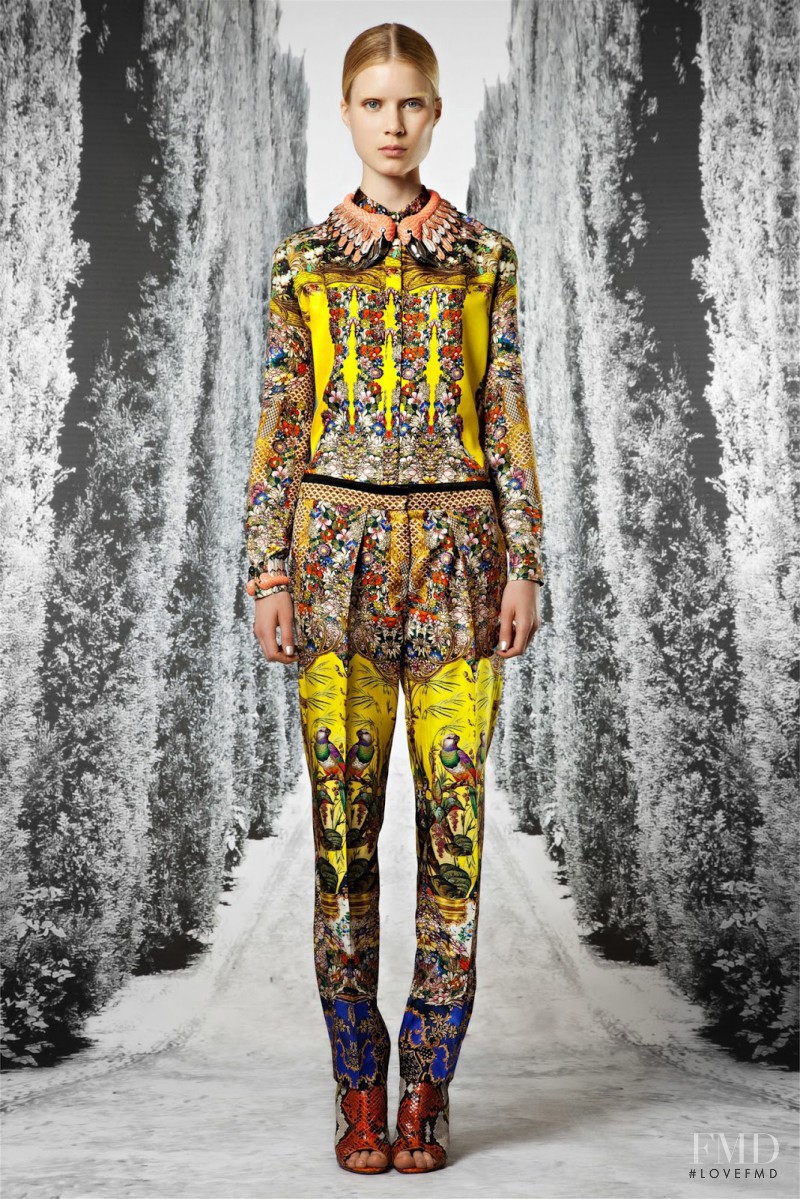 Elsa Sylvan featured in  the Roberto Cavalli lookbook for Resort 2013