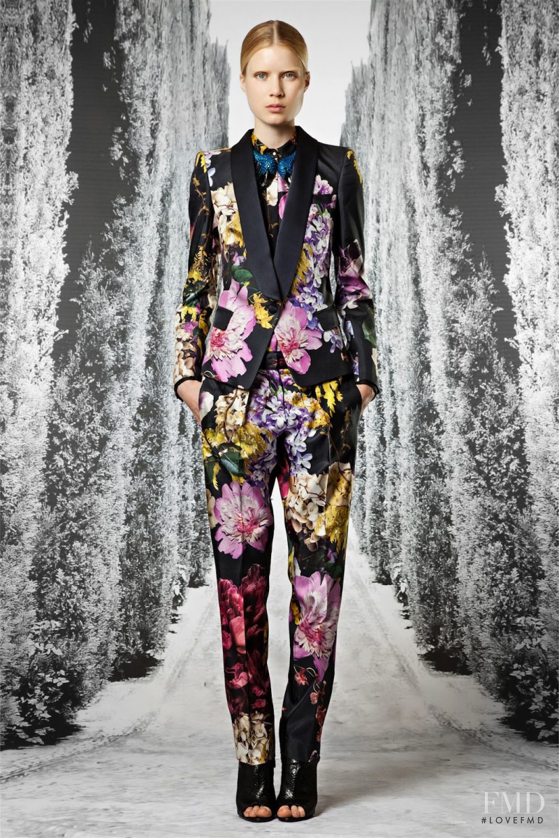 Elsa Sylvan featured in  the Roberto Cavalli lookbook for Resort 2013