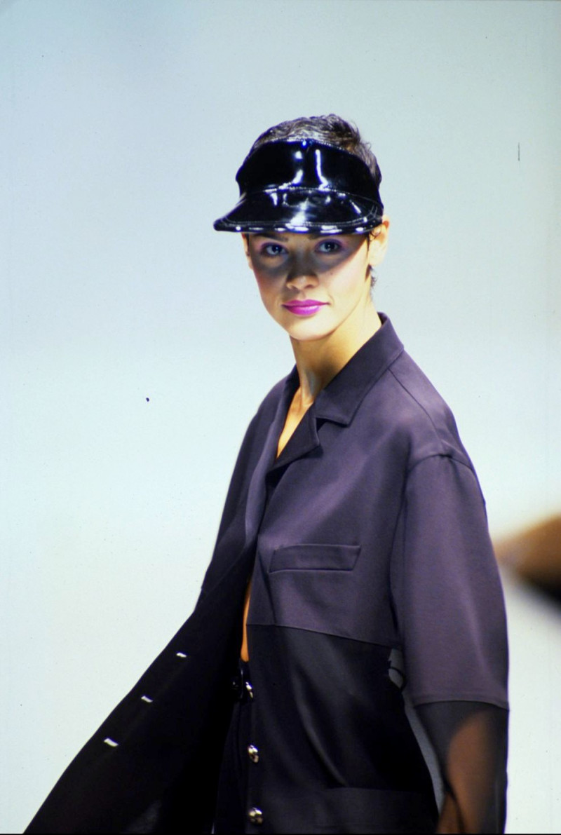 Nadege du Bospertus featured in  the byblos fashion show for Spring/Summer 1995