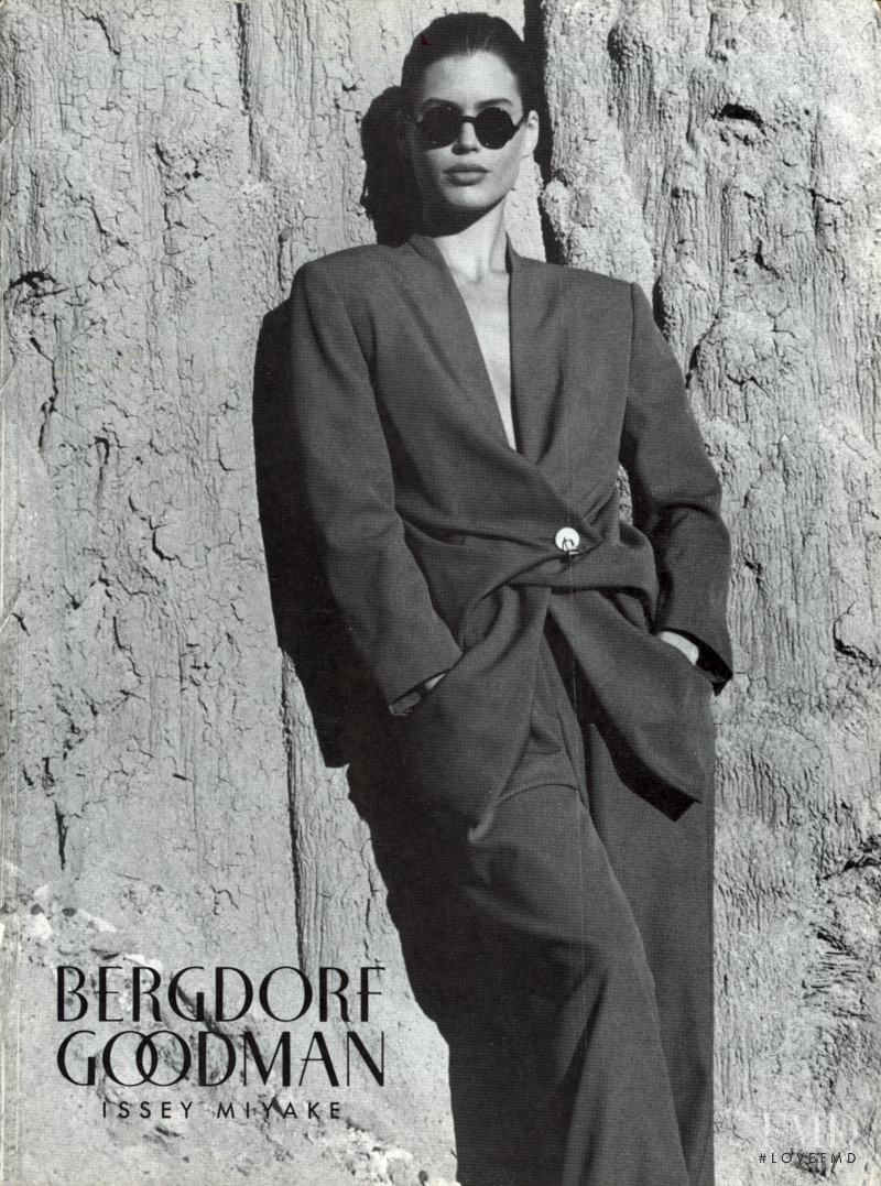 Carre Otis featured in  the Bergdorf Goodman advertisement for Spring/Summer 1989