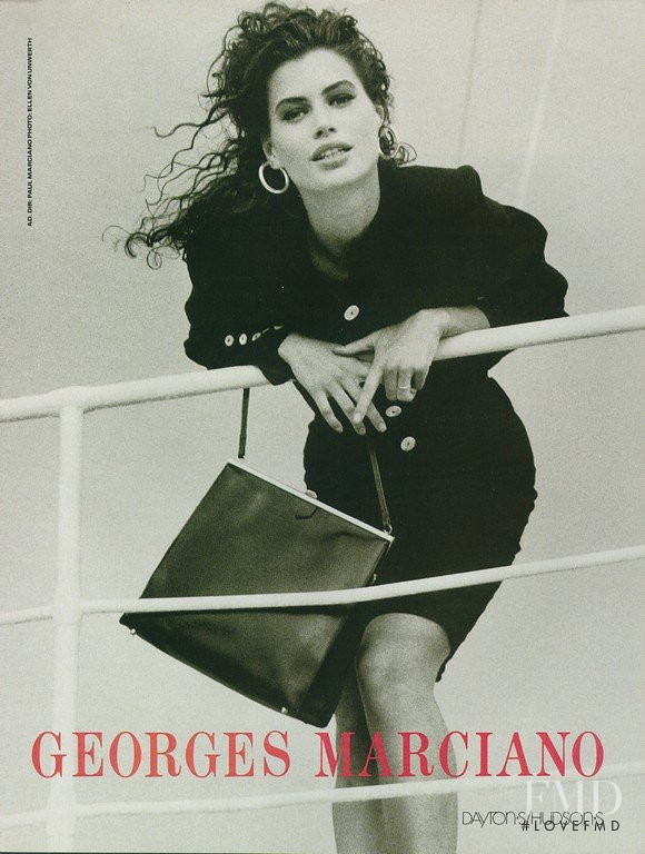 Carre Otis featured in  the Marciano advertisement for Spring/Summer 1989