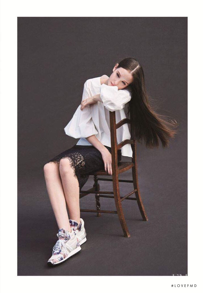 Noemi Jonas featured in  the Ritsuko Shirahama lookbook for Spring/Summer 2017