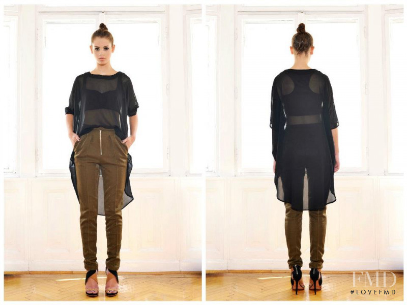 Berta Nagy featured in  the Kata Szegedi lookbook for Autumn/Winter 2012