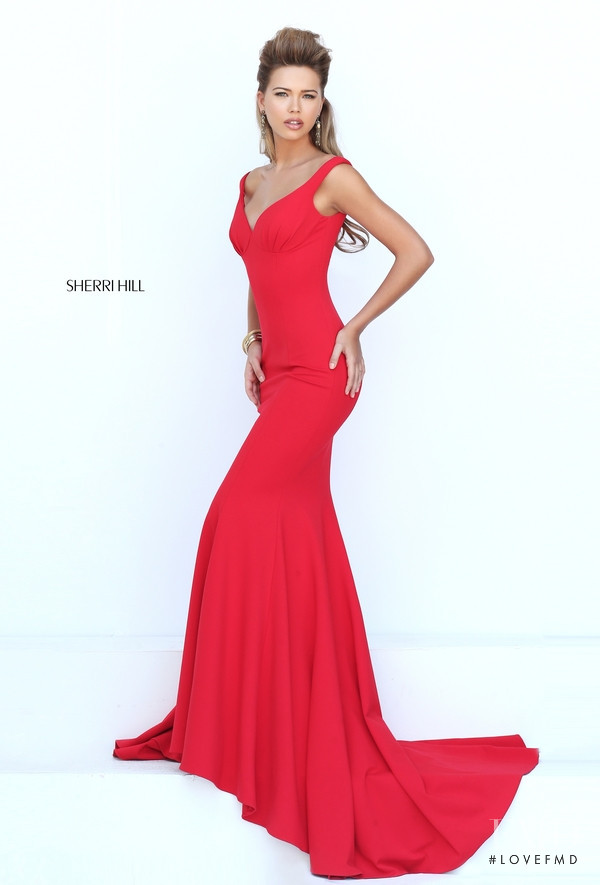 Sandra Kubicka featured in  the Sherri Hill catalogue for Spring/Summer 2016