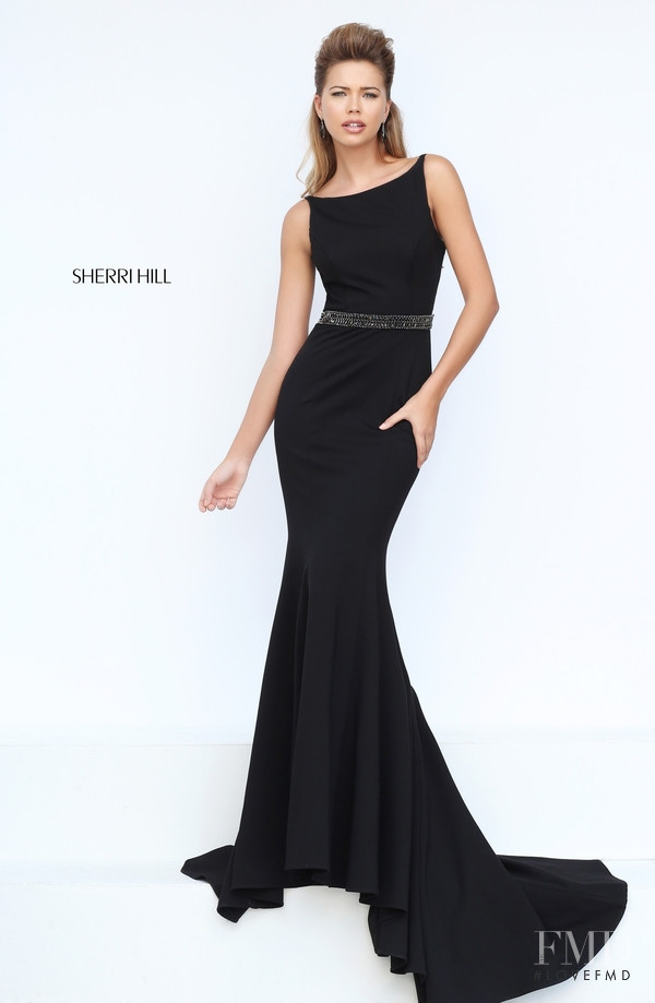 Sandra Kubicka featured in  the Sherri Hill catalogue for Spring/Summer 2016