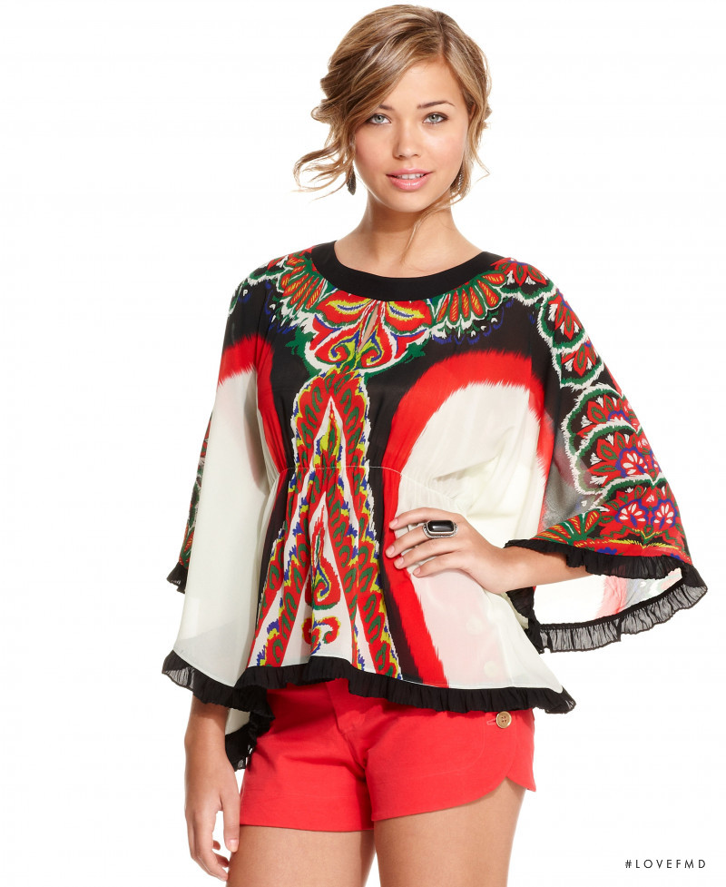 Sandra Kubicka featured in  the Macy\'s catalogue for Spring/Summer 2012