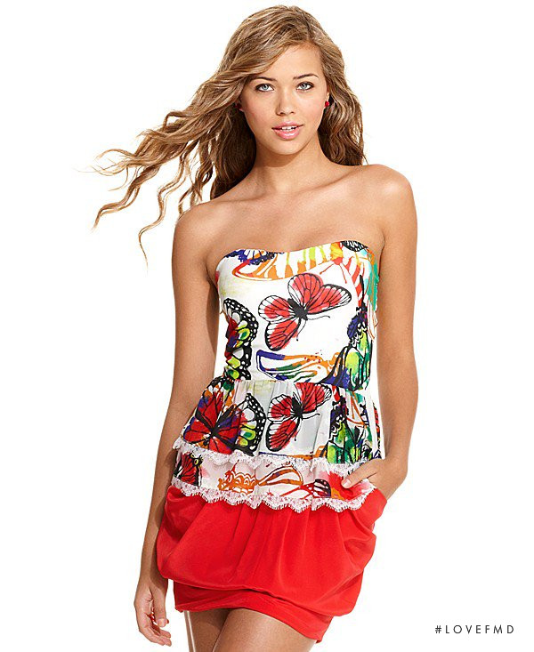 Sandra Kubicka featured in  the Macy\'s catalogue for Spring/Summer 2012