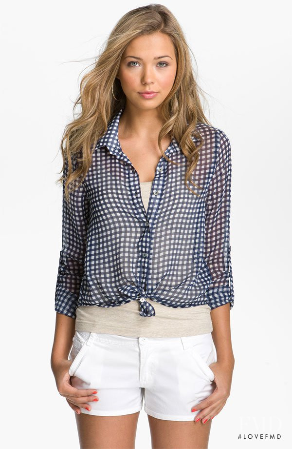 Sandra Kubicka featured in  the Nordstrom catalogue for Spring/Summer 2012