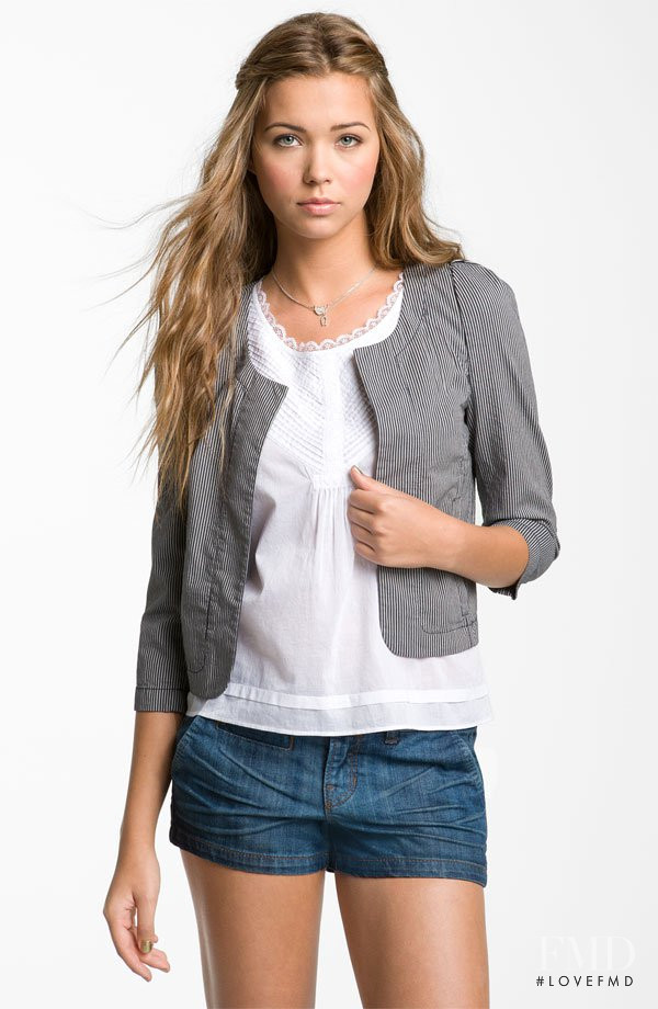 Sandra Kubicka featured in  the Nordstrom catalogue for Spring/Summer 2012