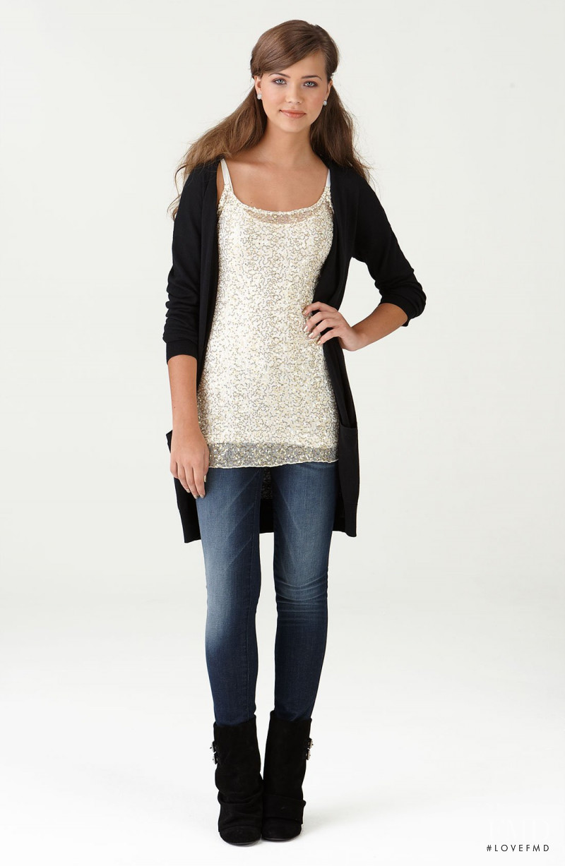 Sandra Kubicka featured in  the Nordstrom catalogue for Spring/Summer 2012
