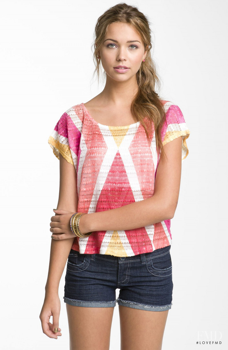 Sandra Kubicka featured in  the Nordstrom catalogue for Spring/Summer 2012