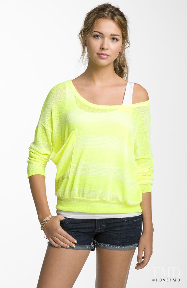 Sandra Kubicka featured in  the Nordstrom catalogue for Spring/Summer 2012