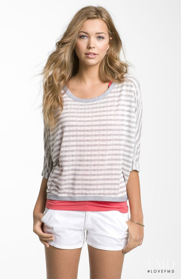 Sandra Kubicka featured in  the Nordstrom catalogue for Spring/Summer 2012