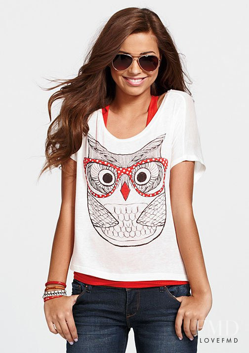 Sandra Kubicka featured in  the Delias catalogue for Spring/Summer 2012