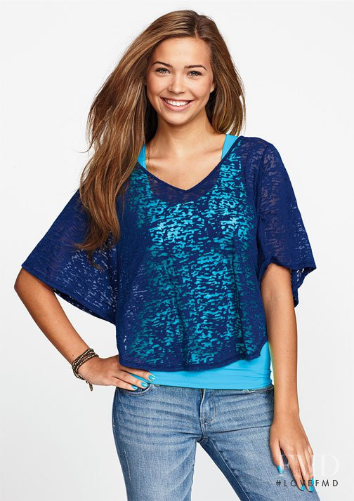 Sandra Kubicka featured in  the Delias catalogue for Spring/Summer 2012