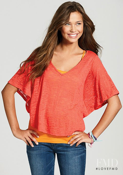 Sandra Kubicka featured in  the Delias catalogue for Spring/Summer 2012