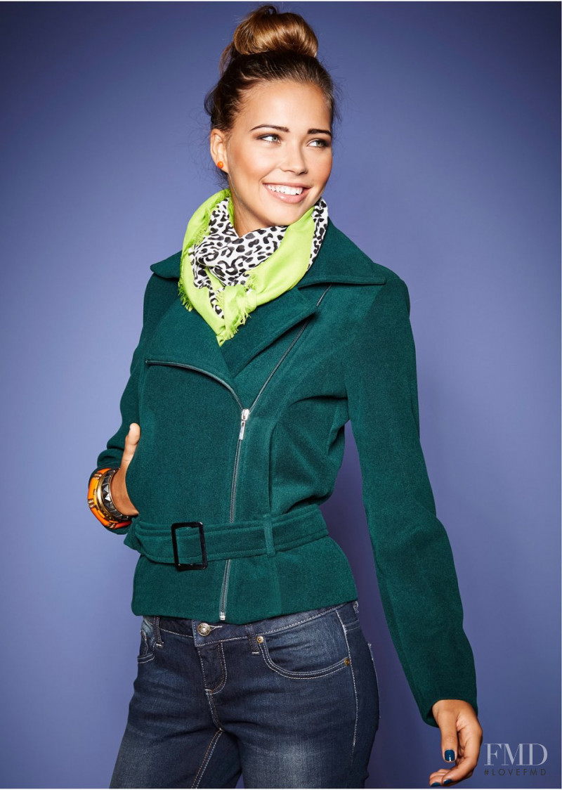 Sandra Kubicka featured in  the Bonprix catalogue for Autumn/Winter 2013