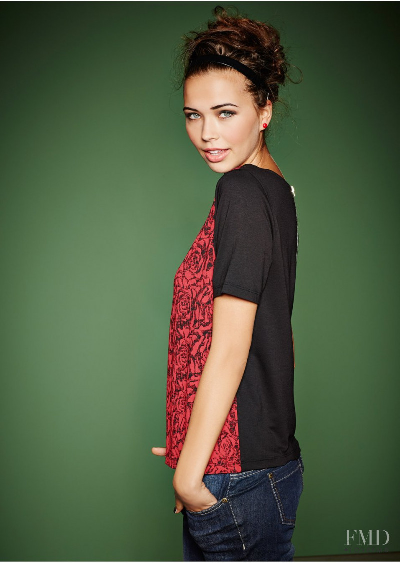 Sandra Kubicka featured in  the Bonprix catalogue for Autumn/Winter 2013