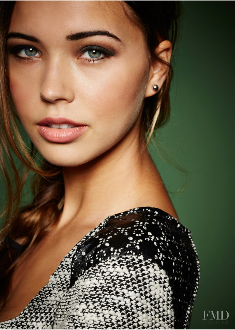 Sandra Kubicka featured in  the Bonprix catalogue for Autumn/Winter 2013