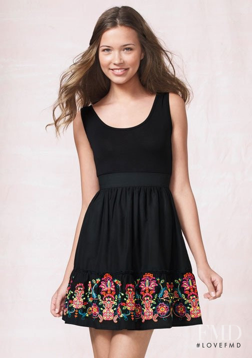 Sandra Kubicka featured in  the Delias catalogue for Spring/Summer 2010