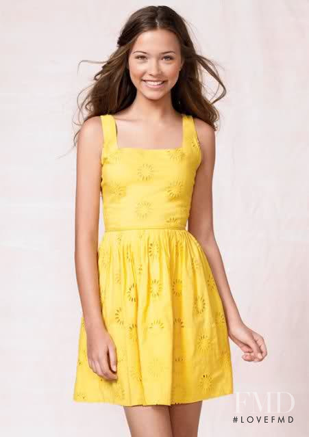 Sandra Kubicka featured in  the Delias catalogue for Spring/Summer 2010