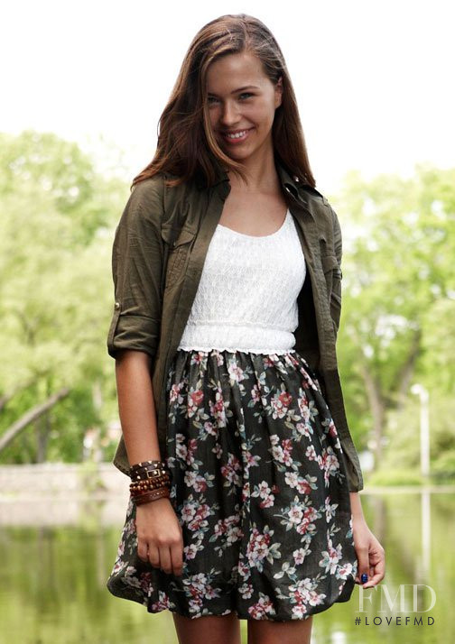 Sandra Kubicka featured in  the Delias catalogue for Autumn/Winter 2010