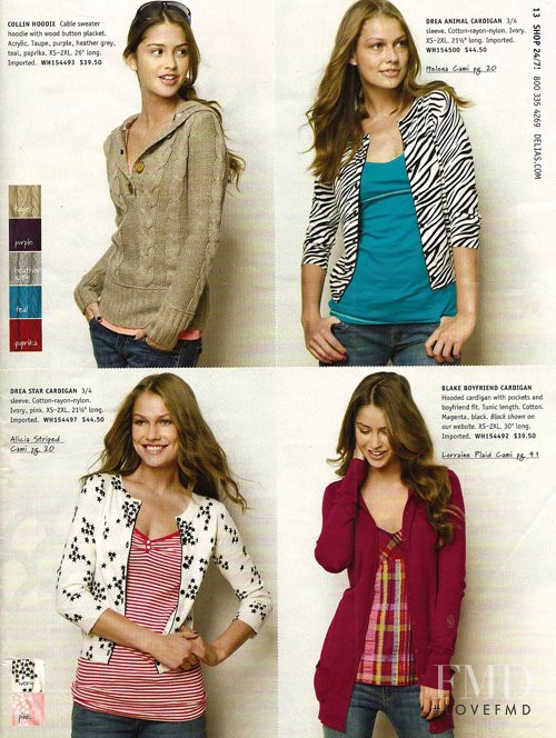 Jehane-Marie Gigi Paris featured in  the Delias catalogue for Autumn/Winter 2010