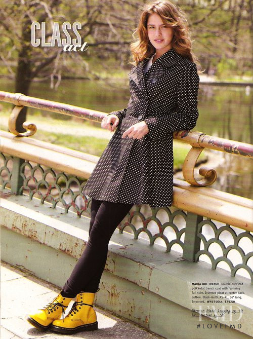 Jehane-Marie Gigi Paris featured in  the Delias catalogue for Autumn/Winter 2010