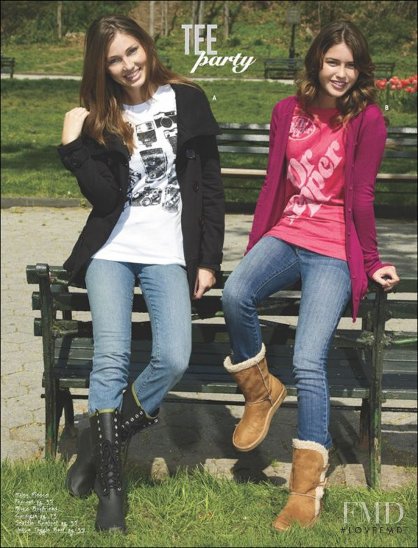 Jehane-Marie Gigi Paris featured in  the Delias catalogue for Autumn/Winter 2010