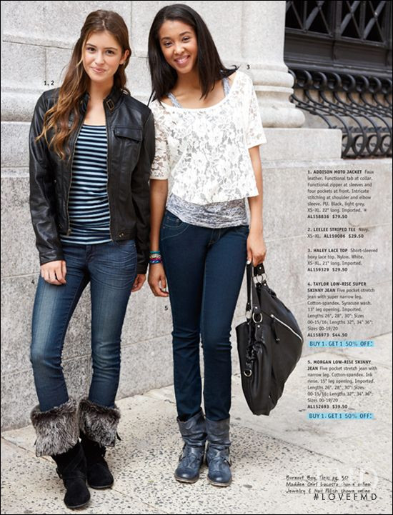 Jehane-Marie Gigi Paris featured in  the Delias catalogue for Autumn/Winter 2010