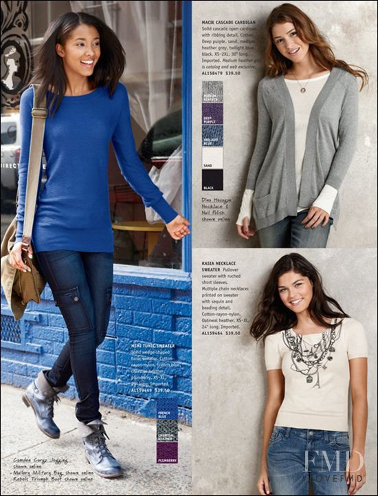 Jehane-Marie Gigi Paris featured in  the Delias catalogue for Autumn/Winter 2010